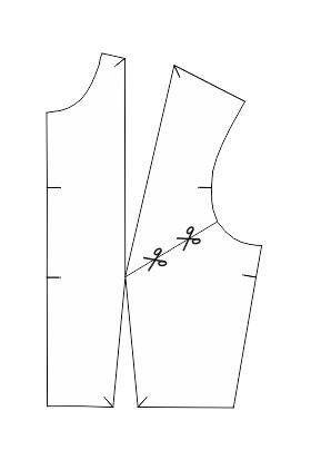 Making a Basic Shirt or Casual Dress Block From the Fitted Bodice Block ...